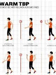 Visual representation of dynamic warm-up exercises