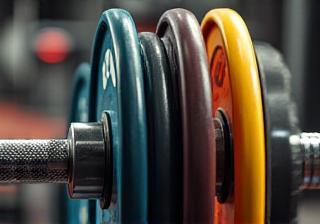 Selection of high-quality barbells, plates, and racks at Ironclad Fitness Garage